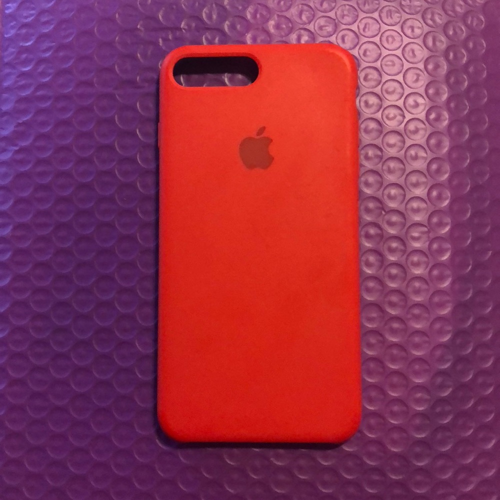 Red IPhone 7/8 Apple Silicone Case